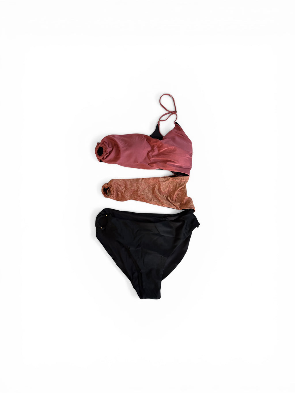 The pBlack Cut-Out one-piece Swimsuit