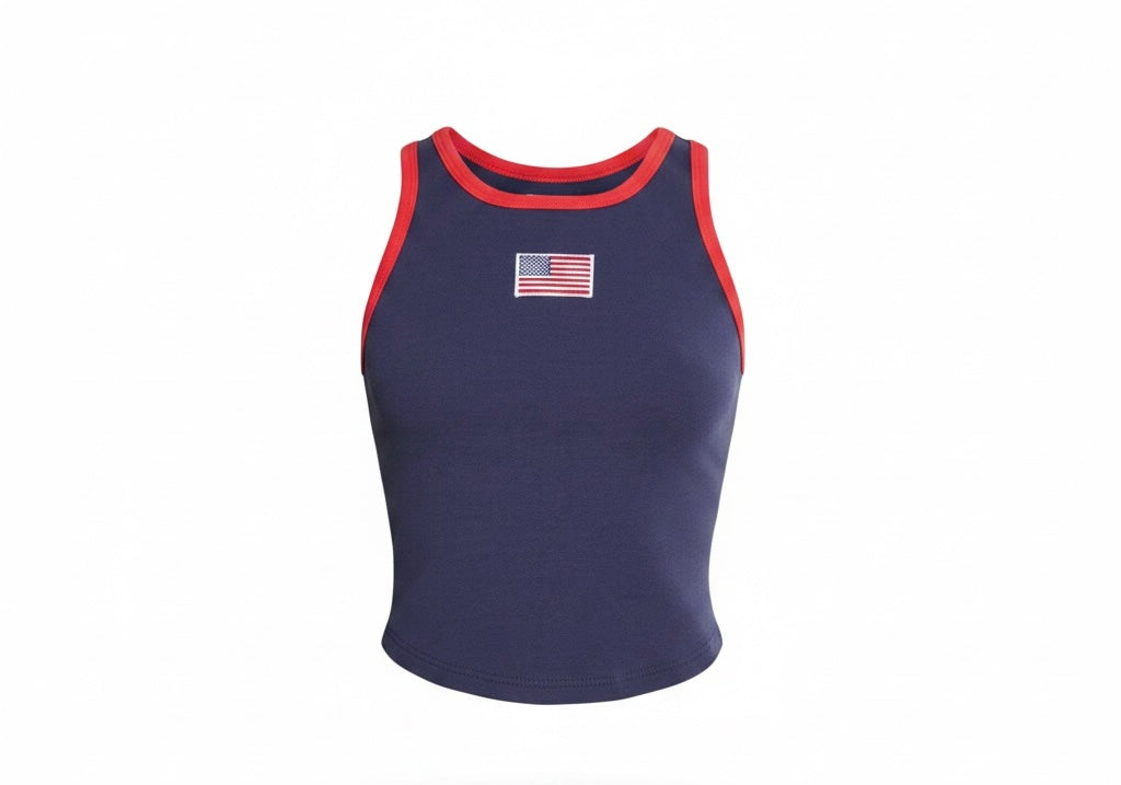 A Star Flag Pants Set(Top)