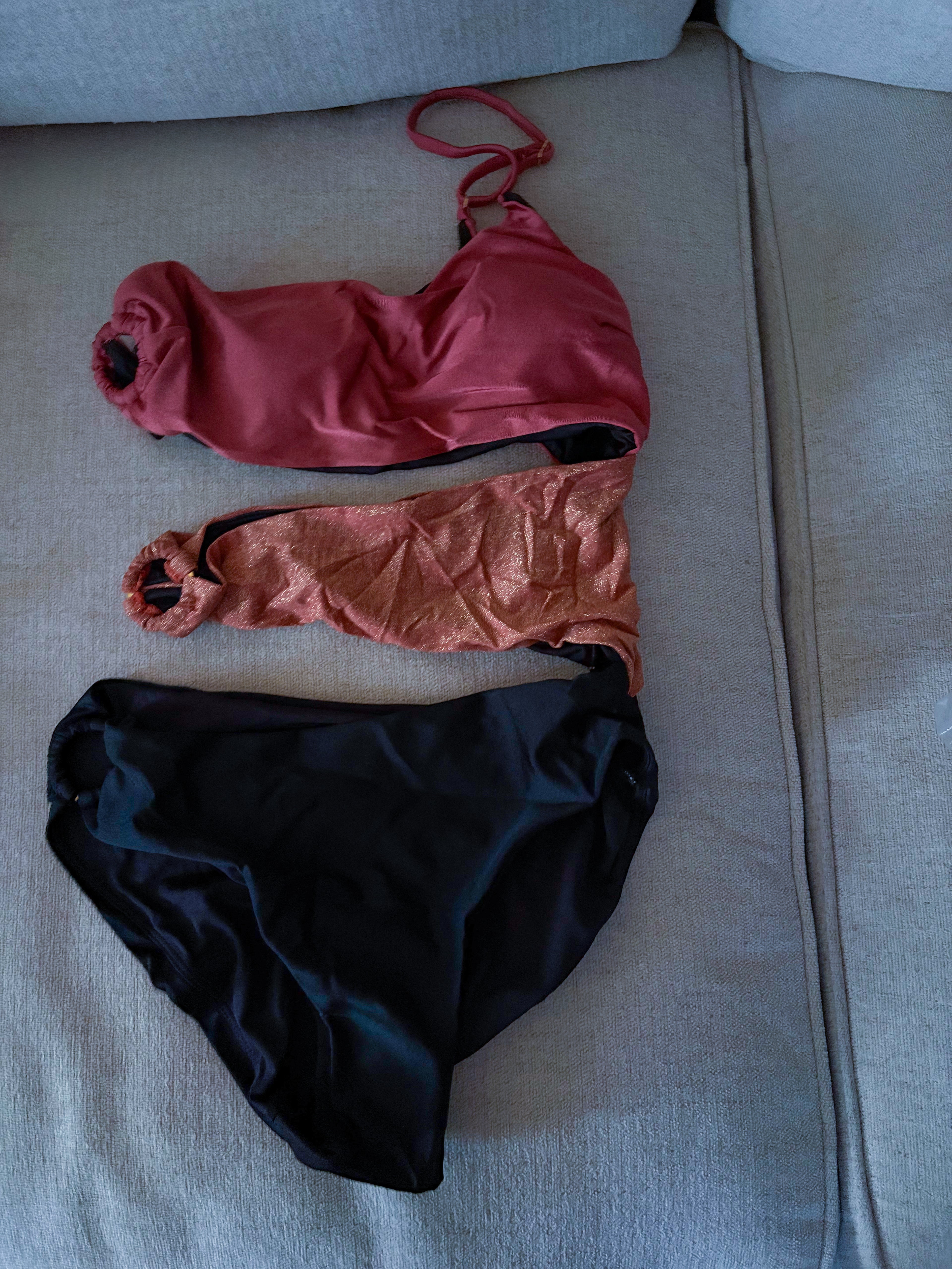 The pBlack Cut-Out one-piece Swimsuit